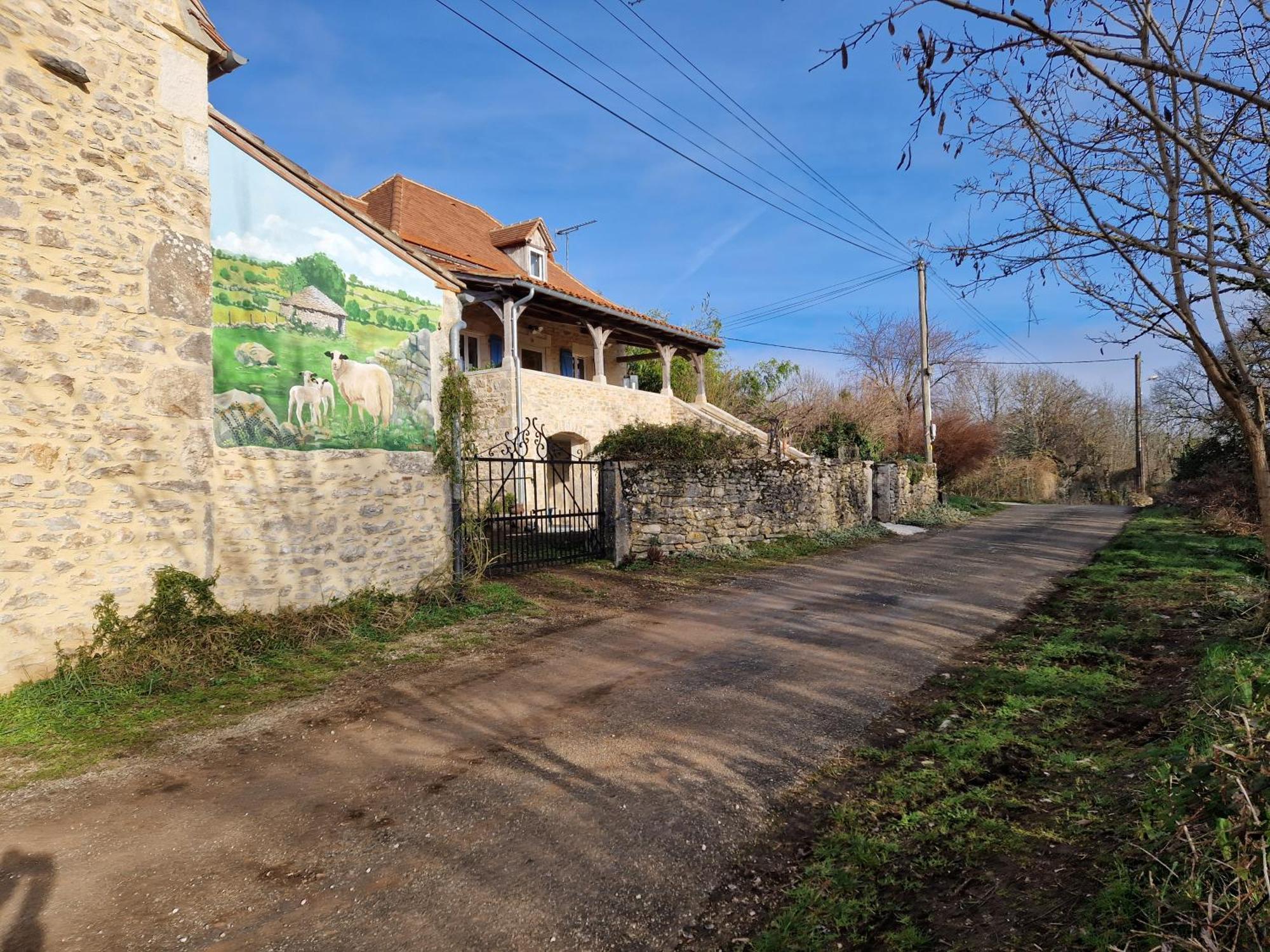 Maison Quercynoise En Pierre Concots Bagian luar foto