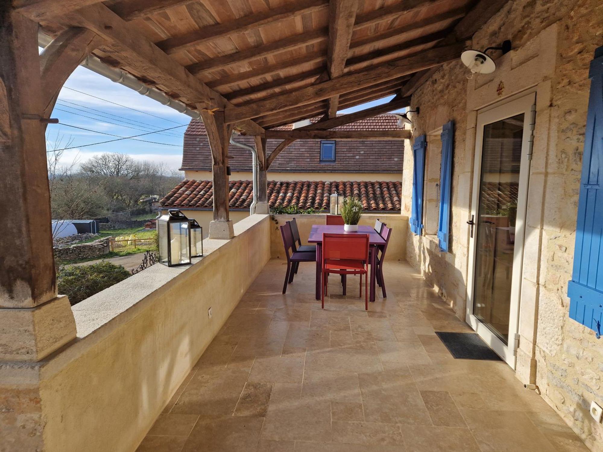 Maison Quercynoise En Pierre Concots Bagian luar foto