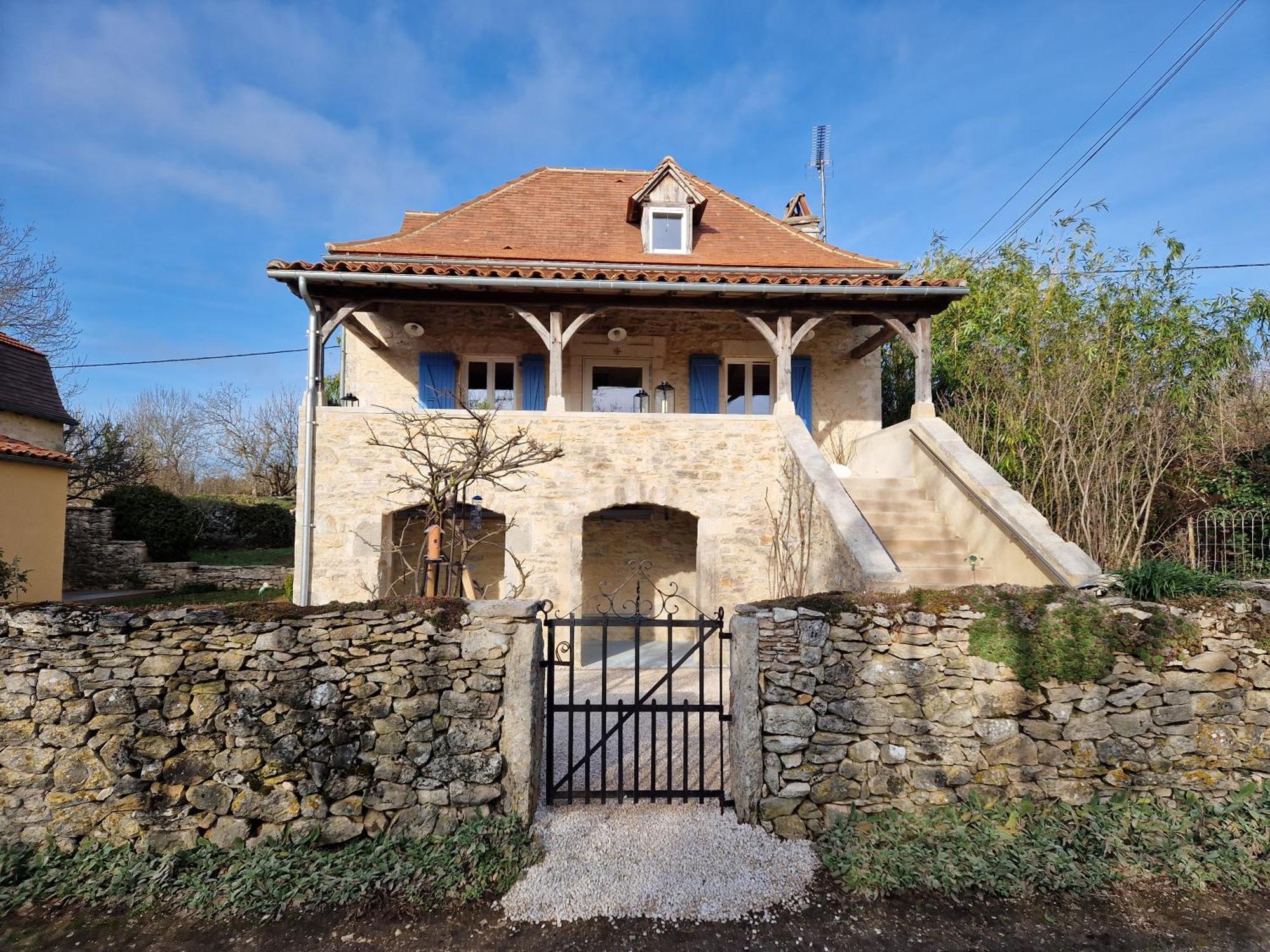 Maison Quercynoise En Pierre Concots Bagian luar foto